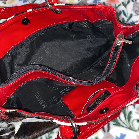 CEONI PIERO Leather Zebra Print Purse - Picture 11 of 12